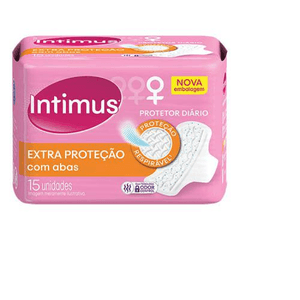 INTIMUS DAYS ABSORVENTE PROTETOR DIARIO COM ABAS x 15