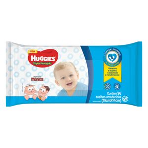 HUGGIES TOALHA UMEDECIDA TRIPLA PROTECAO x 96