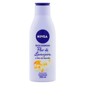 NIVEA LOCAO HIDRATANTE CORPORAL FLOR DE LARANJEIRA E AZEITE DE JOJOBA 200 ML x 1