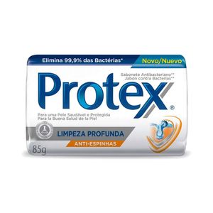 PROTEX SABONETE BARRA LIMPEZA PROFUNDA ANTI ESPINHAS 85 G x 1