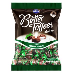 BUTTER TOFFEES BALA PACOTE SABOR CHOKKO MENTA 600 G x 1