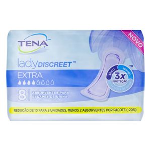 TENA ABS EXTRA ABSORVENTE GERIATRICO DISCREET EXTRA x 8