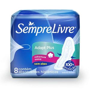 SEMPRE LIVRE ESPEC ABSORVENTE ADAPT MAX SUAVE SEM ABAS x 8