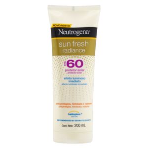 NEUTROGENA SUN FR LOCAO RADIANCE FPS60 200 ML x 1