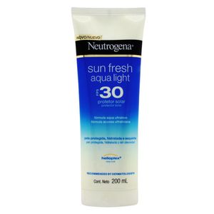NEUTROGENA SUN FR LOCAO FPS30 AQUA LIGHT 200 ML x 1