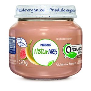 NATURNES POTE PAPINHA GOIABA E BANANA 120 G x 1