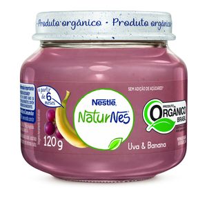 NATURNES POTE PAPINHA UVA E BANANA 120 G x 1