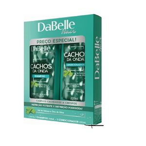 DABELLE SHAMPOO KIT CACHOS DA ONDA SHAMPOO 250ML + CONDICIONADOR 200ML PRECO ESPECIAL 450 ML x 1