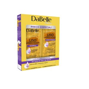 DABELLE SHAMPOO KIT LISO ARRADOR SHAMPOO 250ML + CONDICIONADOR 200ML PRECO ESPECIAL 450 ML x 1