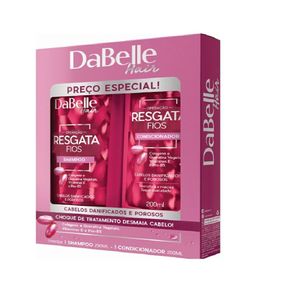 DABELLE SHAMPOO KIT RESGATA FIOS SHAMPOO 250ML + CONDICIONADOR 200ML PRECO ESPECIAL 450 ML x 1