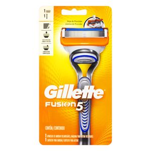 GILLETTE FUSION 5 APARELHO BARBEAR RECARREGAVEL+1 REFIL BARBEAR x 1