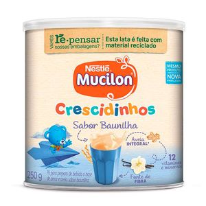 MUCILON PO CRESCIDINHOS AVEIA E BAUNILHA 250 G x 1