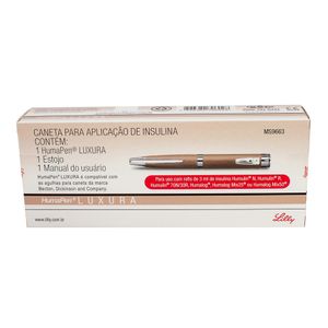 HUMAPEN LUXURA CANETA INSULINA BURGUNDY 3 ML x 1