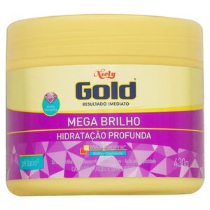 NIELY GO P SHAMPOO MASCARA CAPILAR BRILHO DIAMANTE HIDRATACAO PROFUNDA MEGA BRILHO 430 G x 1