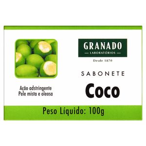 GRANADO SABONETE BARRA COCO 100 G x 1