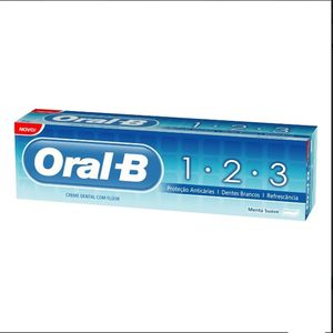 ORAL-B 1 2 3 CREME DENTAL MENTA SUAVE 70 G x 1