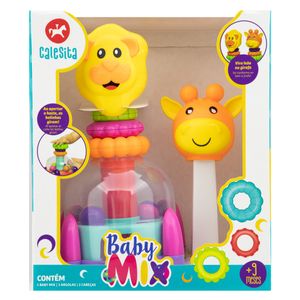 Brinquedo Educativo Baby Mix Calesita 6 Peças