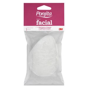 PONJITA ESPONJA FACIAL SUAVE PESSEGO x 1