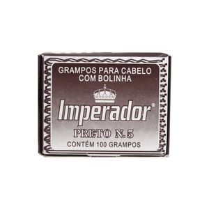 Grampo Imperador 5 Preto C/100