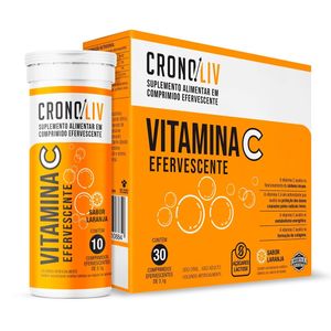 Cronoliv Vitamina C C/ 30 Comp Efervescentes