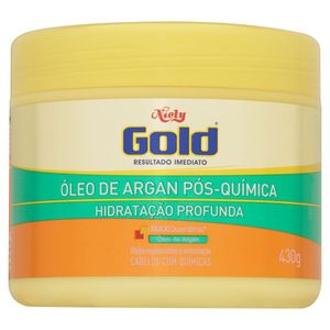 NIELY GO P SHAMPOO MASCARA CAPILAR CONCENTRADA OLEO DE ARGAN POS QUIMICA 430 G x 1
