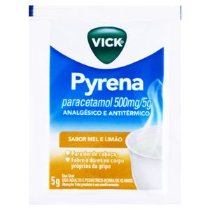 Analgésico E Antitérmico Mel E Limão Vick Pyrena Envelope 5G