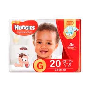 HUGGIES SUPRE CARE FRALDA JUMBO G x 20
