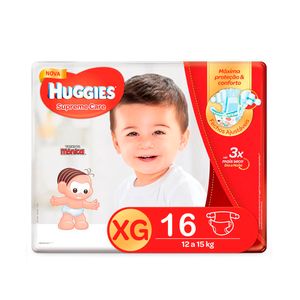 HUGGIES SUPRE CARE FRALDA JUMBO XG x 16