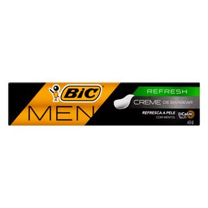 Creme De Barbear Refresh Bic Men Caixa 65G