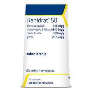 REHIDRAT PO 50 LARANJA 7.62 G x 4