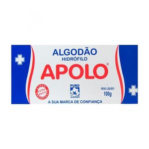 ALGODAO APOLO ALGODAO HIDROFILO ROLO CAIXA 100 G x 1