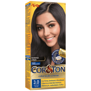CORETON KIT CREME CASTANHO ESCURO 3.0 125 G x 1