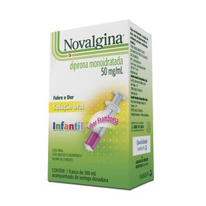 Novalgina 50mg/ml Infantil Solucao Oral 100mL + 1 Seringa Dosadora