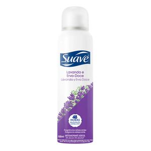 SUAVE AEROSOL ANTITRANSPIRANTE 48 HORAS LAVANDA E ERVA DOCE 150 ML x 1