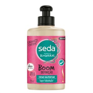 SEDA CREME PENTEAR CREME SEM ENXAGUE BOOM DEFINICAO OLEO DE COCO 295 ML x 1