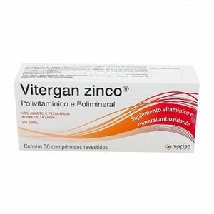 VITERGAN ZINCO COMPRIMIDO REVESTIDO x 30