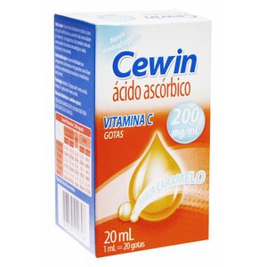 Vitamina C Gotas Targifor Cewin Laranja 200mg/ml 20ml
