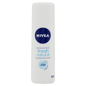 DES NIVEA SPRAY FRESH NATURAL 24H FEMININO 90 ML x 1