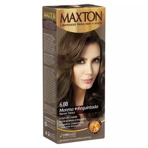 MAXTON KIT CREME COLORACAO MARROM TABACO 6.88 x 1