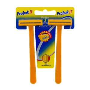PROBAK II APARELHO BARBEAR MASCULINO NOVO x 2