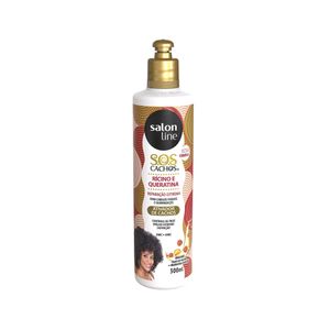 SALON LINE CREME PARA PENTEAR SOS CACHOS REPARACAO EXTREMA 5EM1 RICINO E QUERATINA 300 ML x 1