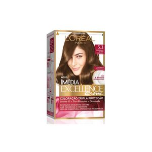 IMEDIA KIT TINTURA CREME 5.3 CASTANHO CLARO DOURADO 125 G x 1