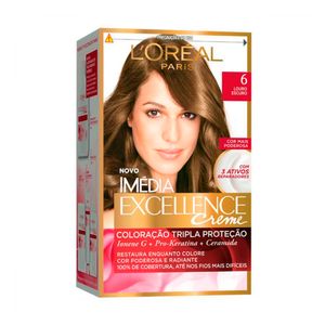 IMEDIA KIT TINTURA CREME 6 LOURO ESCURO 125 G x 1