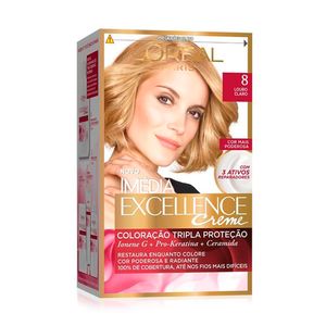 IMEDIA KIT TINTURA CREME 8 LOURO CLARO 125 G x 1