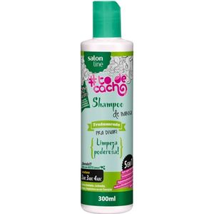 SALON LINE SHAMPOO TO DE CACHO DE BABOSA 5 EM 1 LIMPEZA PODEROSA 300 ML x 1