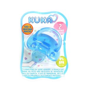 KUKA SOFT CHUPETA SILICONE ORTODONTICA N 2 AZUL REF 2706 x 1