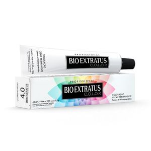 BIO EXTRATUS COLOR CREME INDIVIDUAL 4.0 CASTANHO MEDIO 60 ML x 1