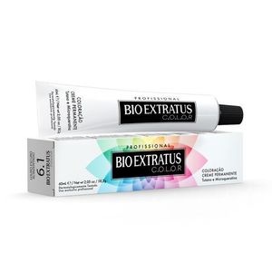 BIO EXTRATUS COLOR CREME INDIVIDUAL 6.1 LOURO ESCURO ACINZENTADO 60 ML x 1