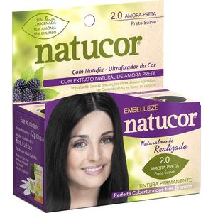 NATUCOR KIT TINTURA PO PRETO SUAVE 2.0 24 G x 1