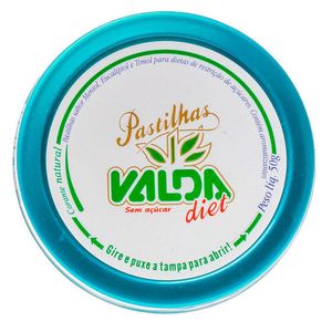 Valda Diet Pastilha Lata 50G